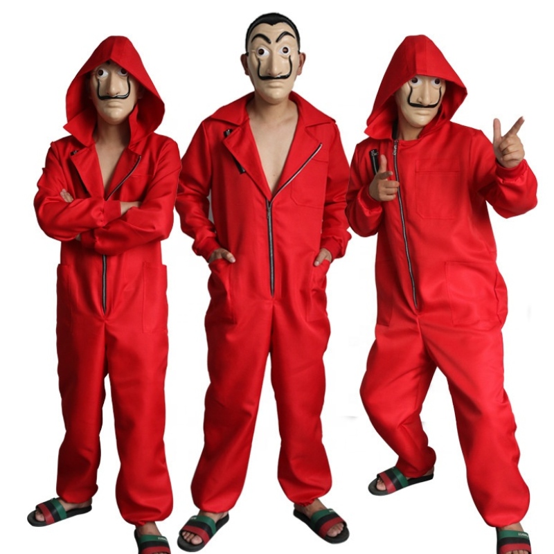 SALVADOR DALI FILM Costume Money House of Paper La Casa de Papel Cosplay Halloween Party Costume
