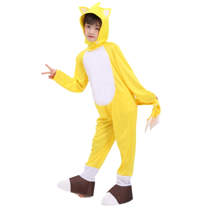 Halloween impreza Cosplay Dzieci Niebieski Sonic Tosit Boy Girl Sonic Hedgehog Costume Sonic Costume Kids