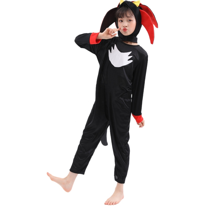 Gorąca sprzedaż Wysokiej jakości Sonic The Hedgehog Jumpsuits Halloween Cosplay Cosplay dla chłopców i dziewcząt