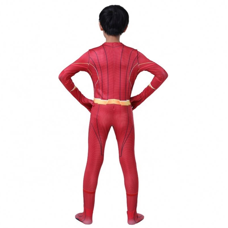 Factory Direct Superhero strój Halloween impreza cosplay telewizyjna&movie Costume Props the Flash Man Suits for Boys