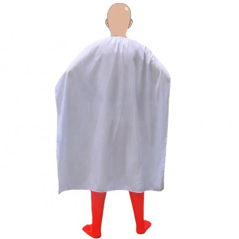 Popularne Hotest Halloween Party Kids&adults TV Superhero Tosit with Cloak Cosplay Anime One Punch Man Saitama Cartoon Costume