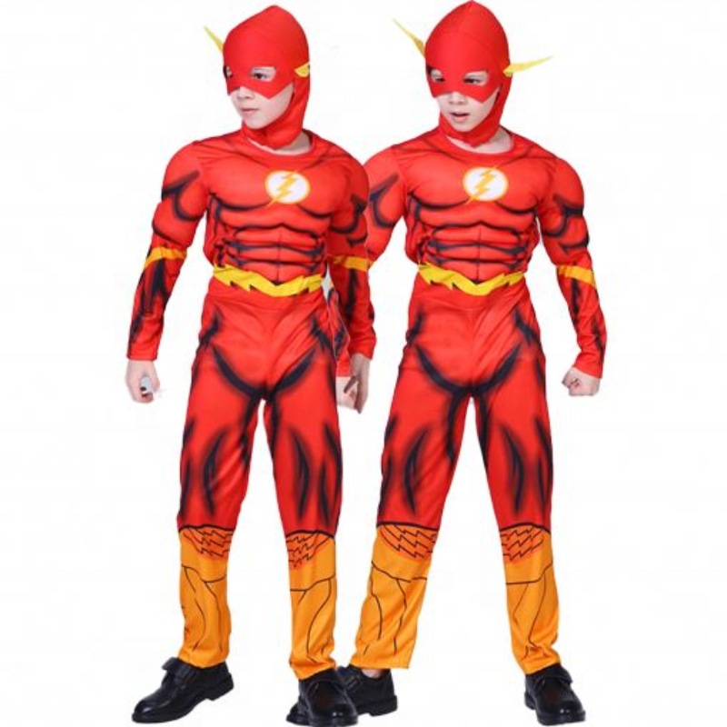 Factory Direct Children's Cosplay Costumes Kids Superhero Costume Suit