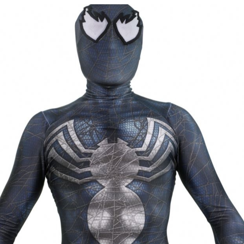 Czarny garnitur Zentai Halloween karnawałowe przyjęcie urodzinowe Nowość&Specjalne użycie Symbiote Spiderman Venom Costume