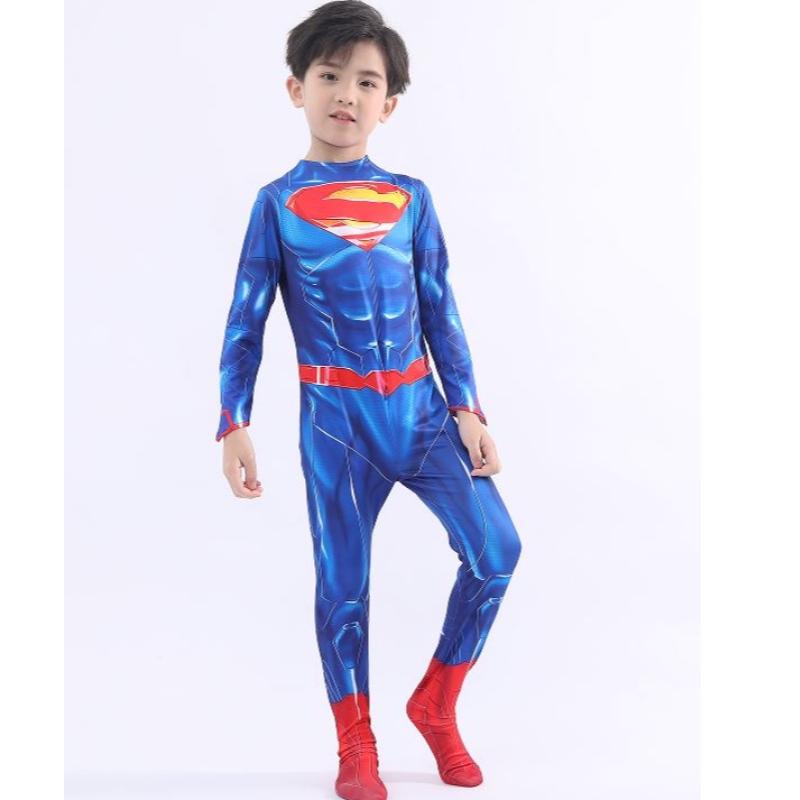 Chińska fabryka-rodzic-Childrenowie równoległe TV&movie Super Hero Cosplay Costplay Costume Halloween Costume De Super Man With Cape