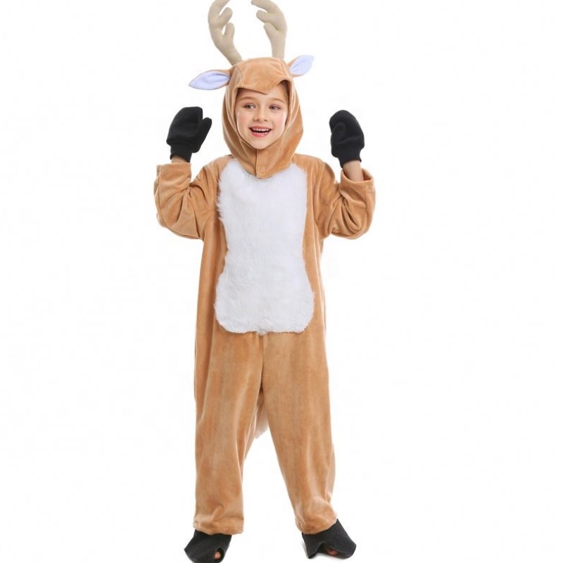 Gorące dzieci Halloween Cosplay Cosplay Christmas Animal Elk Reindeer Kostiumy Mascotte Costume Costume