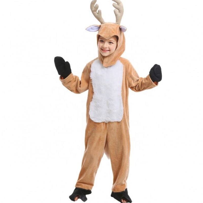 Gorące dzieci Halloween Cosplay Cosplay Christmas Animal Elk Reindeer Kostiumy Mascotte Costume Costume