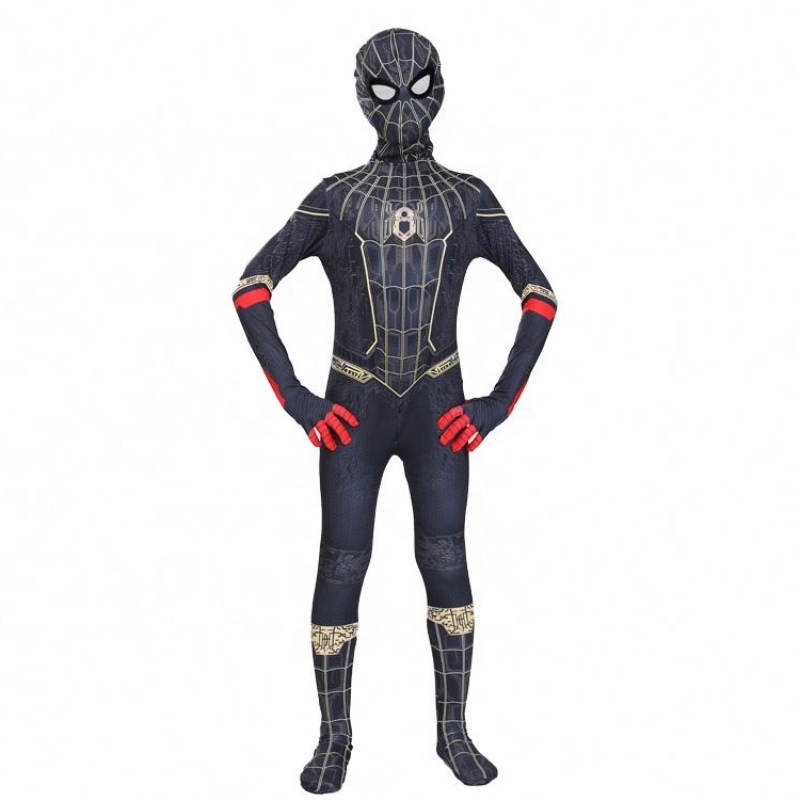 Fancy kombinezon dla dorosłych i dzieci Halloween Cosplay Bodysuit Red Black Spandex 3D Printed Odzież Spider Man Spiderman Costume