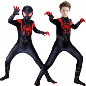 TV&Movie Cosplay Costume Zentai Spiderman Superhero Bodysuit Spandex Suit for Kids Custom Made
