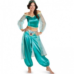 Game Mundlis Europe and the United States Halloween Costume Cosplay Sexy Aladdin Magic Lamp Jasmine Dress