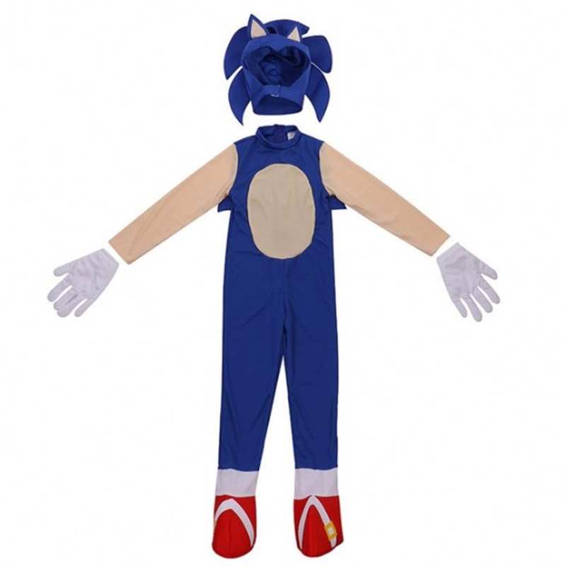 Sonic Halloween Children's Costume Sonic The Hedgehog Cartoon Sonic Boy Cosplay Game Performance Costume