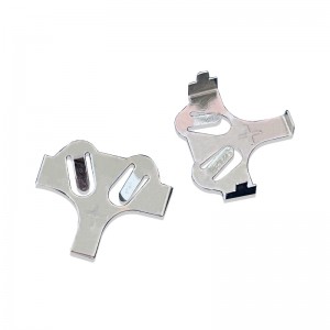 Guzik CR2032 Uchwyt akumulatora Precyzja Nikiel Planowane stemplowanie baterii Stabilne 3V 0,25 mm