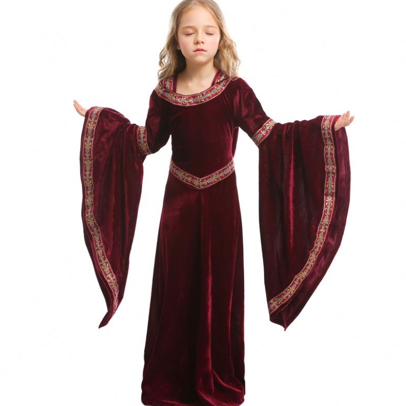 Halloween Costume Medieval Renaissance Kids Vampire Fancy Dress HCVM-011