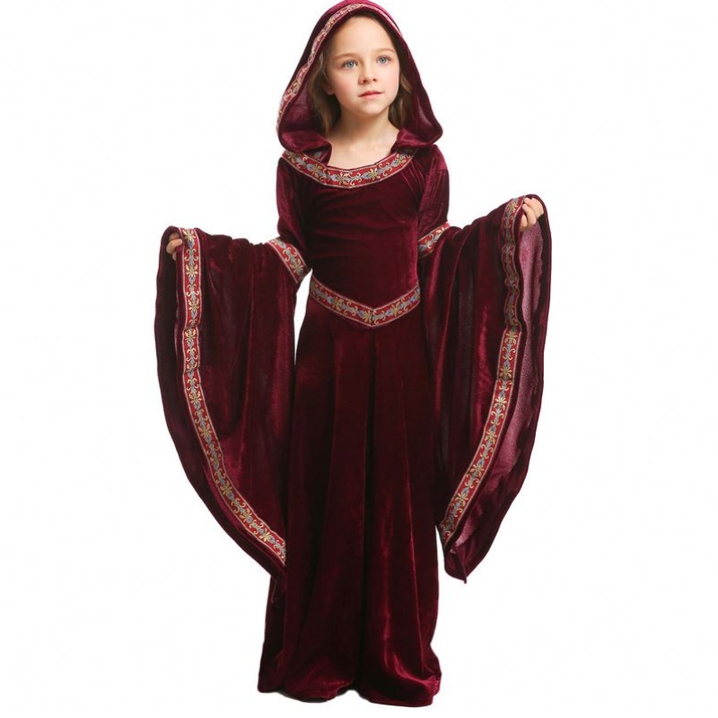 Halloween Costume Medieval Renaissance Kids Vampire Fancy Dress HCVM-011