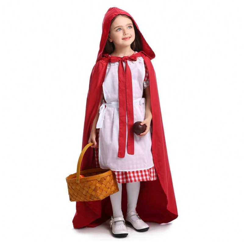 Novelties Dzieci bajkowy strój strój Little Red Riding Hood Costume DGHC-071