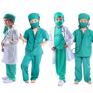 Partia motywowa Masquerade Show Prace Professional Doctor Nurse Child Doctor Costume HCBC-004