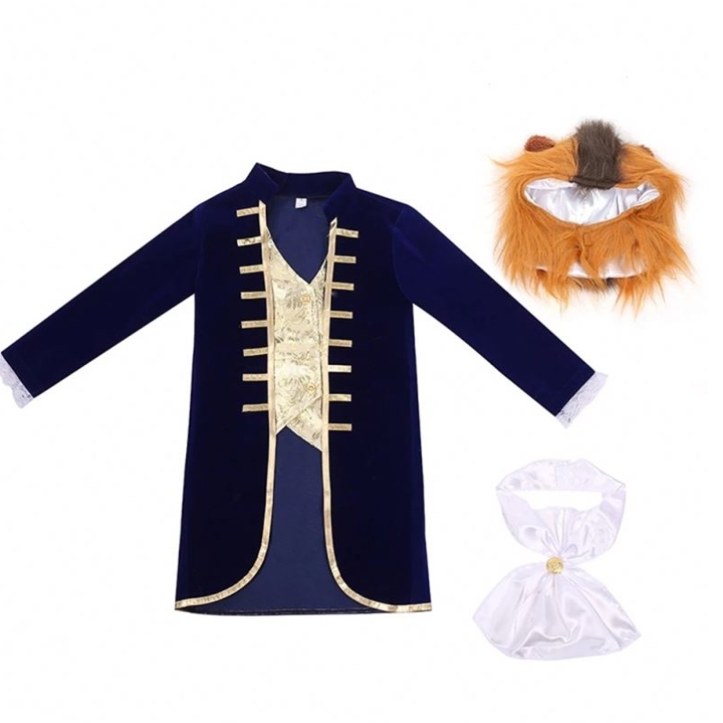 Baby Boy Toddler Halloween Cosplay Beast Prince Kids Prince Costume znakryciemnakrycia głowy HCBL-014