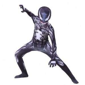 Nowy kostium jadu dla dzieci kombinezon kombinezonu Symbiote Spiderman Costumes Superheros Cosplay Halloween Costumes for Adult