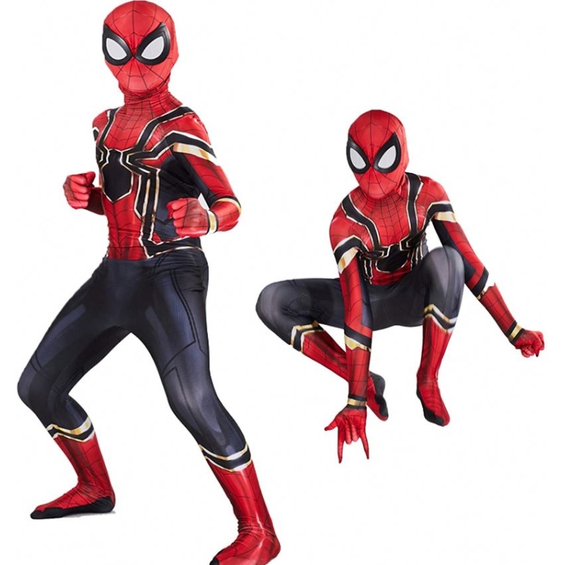 Kostiumna Halloween dla dzieci kompatybilny superbohater Spiderman Suits Kids Party Cosplay 3D Style Najlepsze prezenty