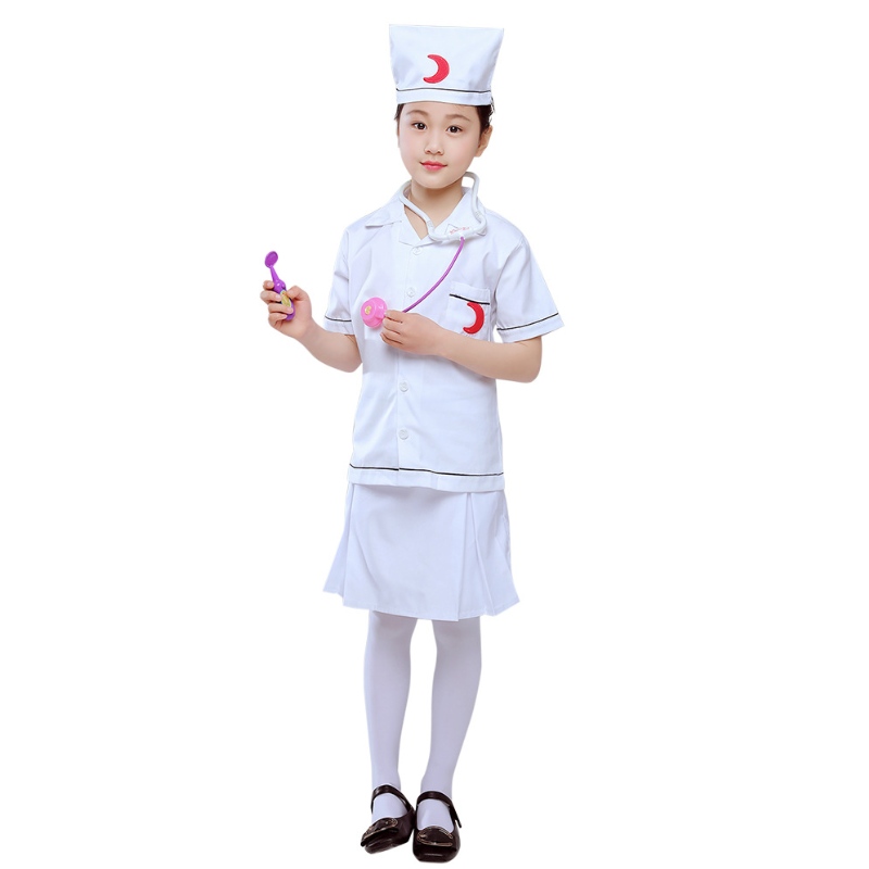 Rola dziecka Costiums Doktor pielęgniarka ubieraj zestawy do zabawy