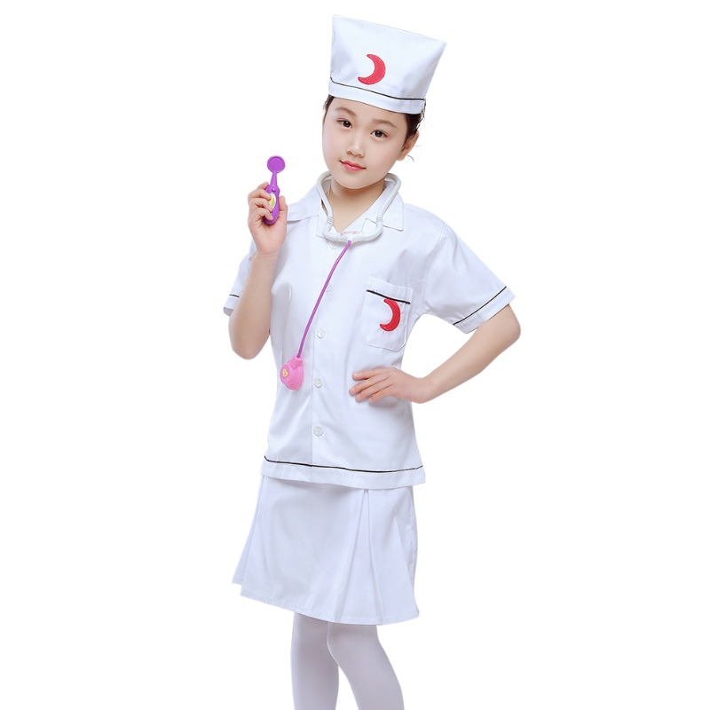 Rola dziecka Costiums Doktor pielęgniarka ubieraj zestawy do zabawy
