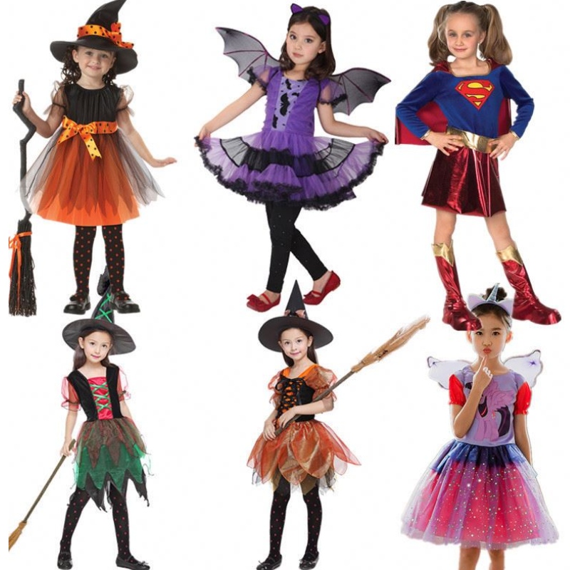 Cute Sisters's Halloween Cosplay Costplay Costume Dance Fancy Anime Kostiumna dzień czarownic