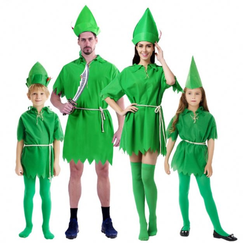 Kostium Halloween Cosplay Partia Grająca w kostium rodzic-dziecko Peter Pan