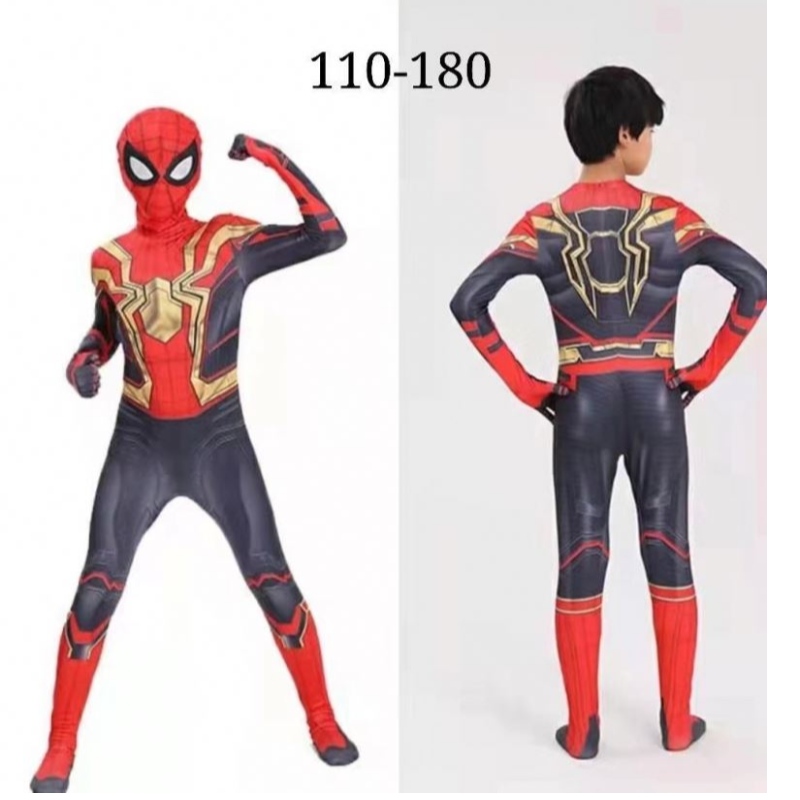 Bodysiut kostiumów superbohatera dla dzieci Halloween kombinezonu 3D w stylu dorosłych Spikerman kostium cosplay