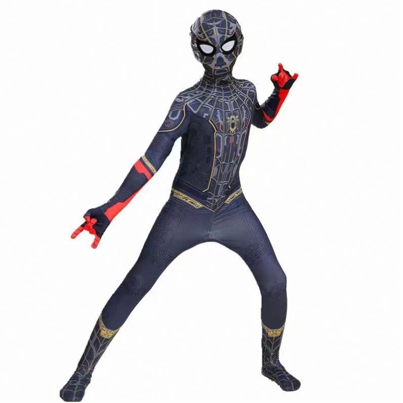 Kostium dla dzieci kompatybilny kostium superbohatera -Suity dla dzieci Halloween Cosplay Cosplay Costume 3D Spiderman Suit dla dzieci