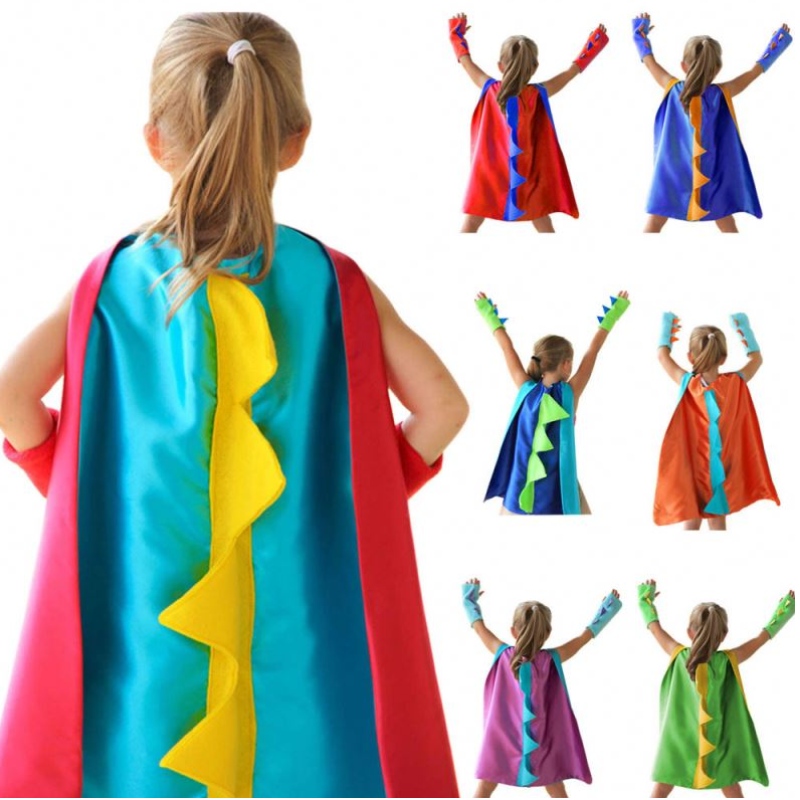 Chłopiec dziewczyna urocza odzież kreskówka kostium dinozaurów cosplay dla dzieci