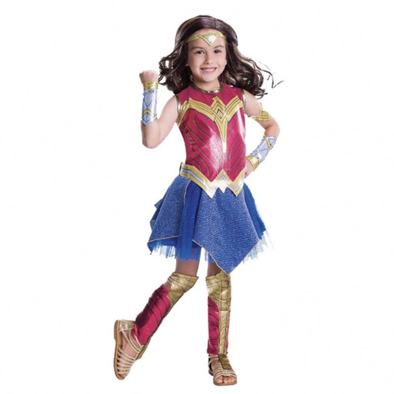 Wonder Girl Costume Dzieci Ubieraj superbohatera Cosplay Halloween Costume for Kids