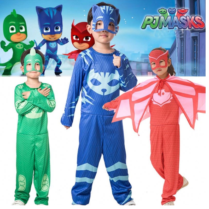 2021 Kostium Halloween Cosplay Nowy przebranie z długim rękawem Cape Superhero Cosplay Halloween Custom Costium dla dzieci