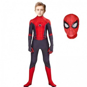 Spiderman Costume Bodysuit for Kids Spandex Zentai Halloween Cosplay Scossuit 3D Style