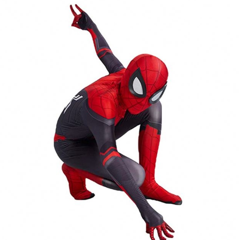 Spiderman Costume Bodysuit for Kids Spandex Zentai Halloween Cosplay Scossuit 3D Style