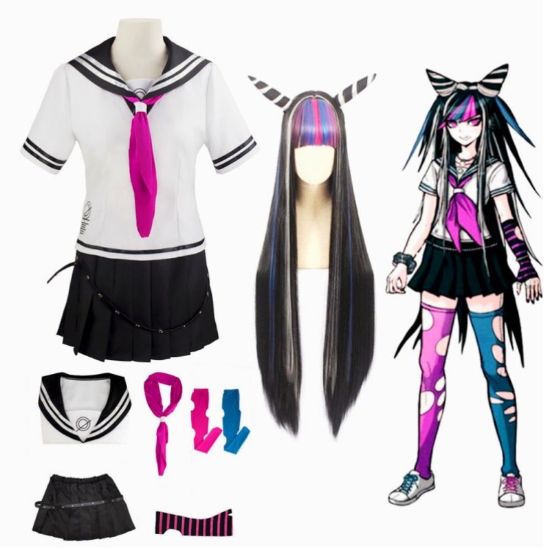 Anime Super Dangan Ronpa 2 Danganronpa IBuki mioda Dress Mundur Cosplay Costume