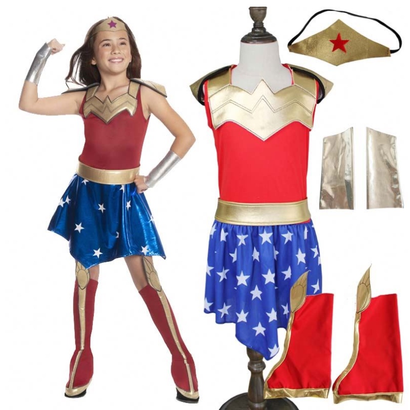 Kids Super Cosplay Costume Super Girl