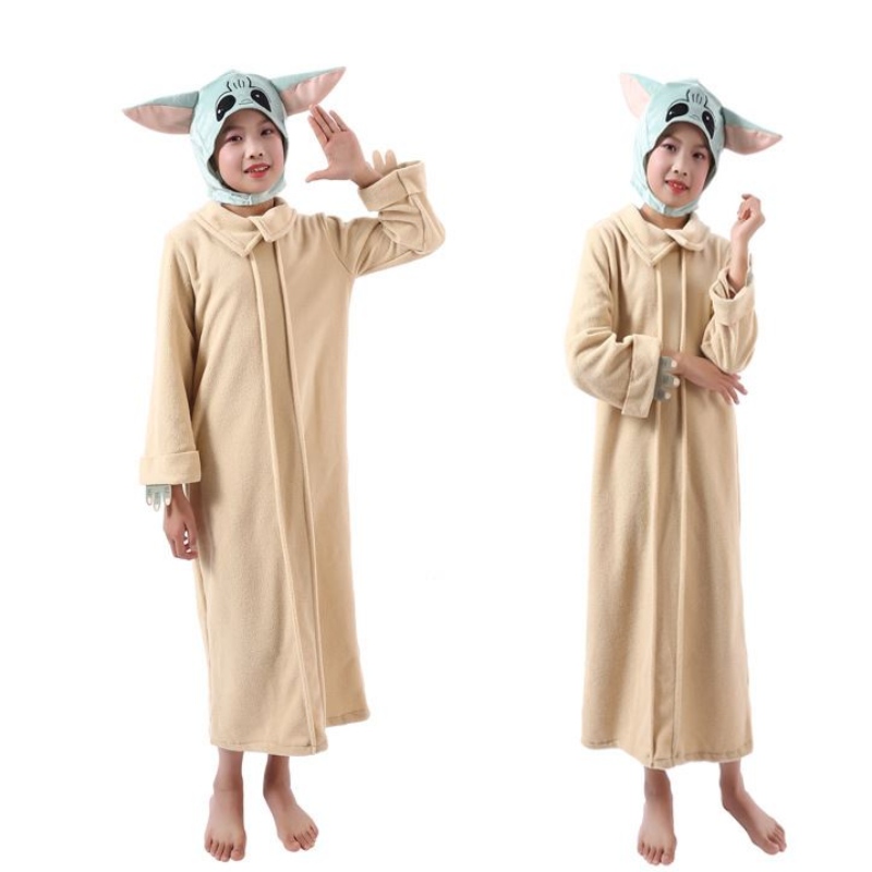 Baby Yoda Cosplay Costume Yoda War Anime Kids Combing