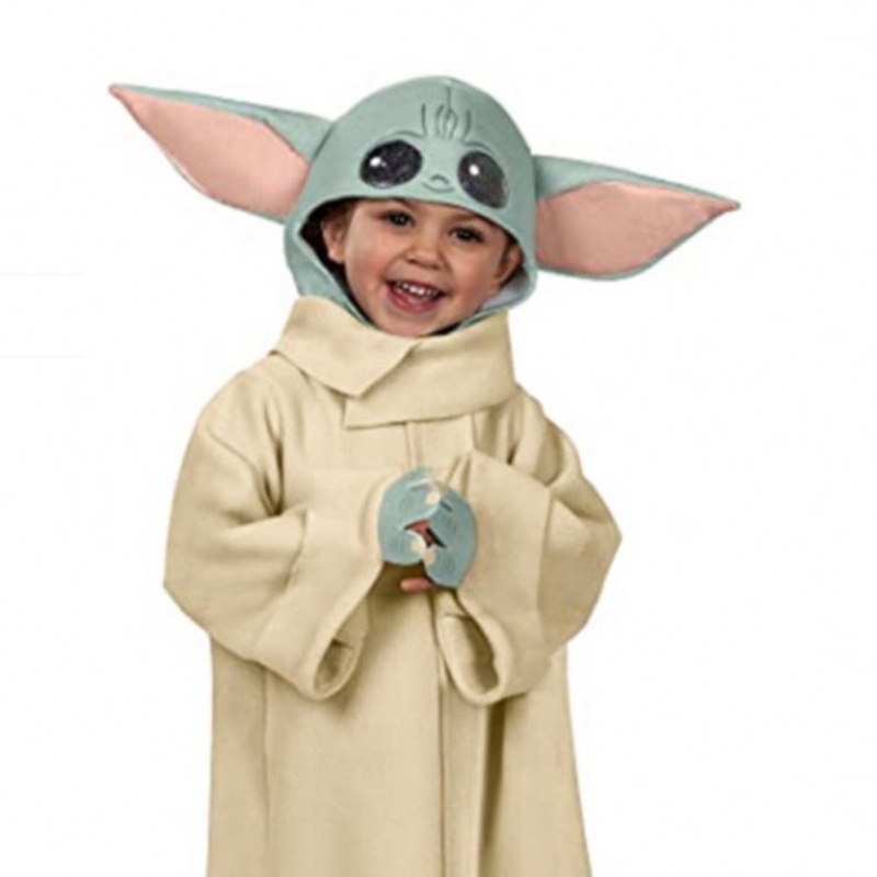 Baby Yoda Cosplay Costume Yoda War Anime Kids Combing