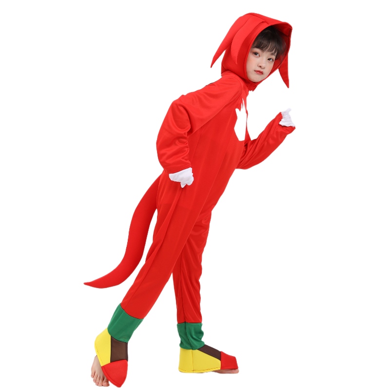 Kostiumyna scenę dla dzieci Czerwony Sonic Halloween Costume for Kids