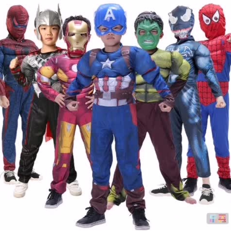 Fashion Cool American Movie Super Hero Cosplay Cosplay For Kids Party Idea