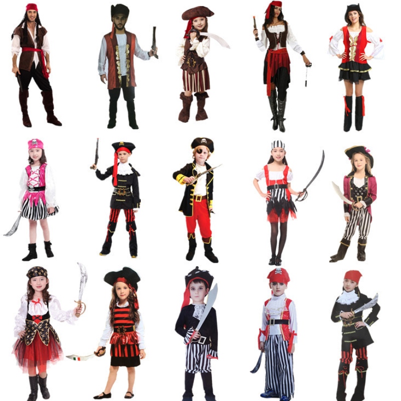 Amazon Hot Sale Cosplay Costume Halloween Pirate Party Ubrania dla dzieci