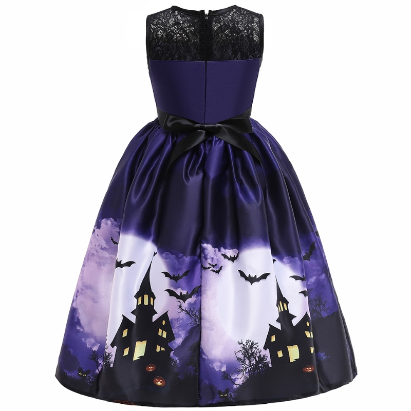 2022 Halloweenowa sukienka Bat Bat Bez rękawów