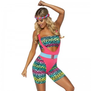 Kostium kardio z lat 80-tych