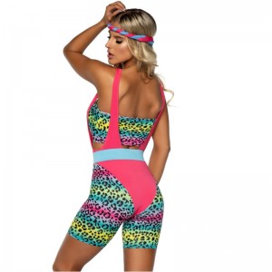 Kostium kardio z lat 80-tych