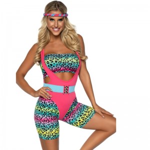 Kostium kardio z lat 80-tych