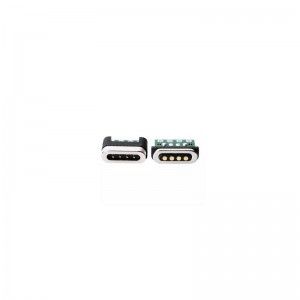 Magnetyczne złącze elektryczne z sygnałem ładowania i transmisji