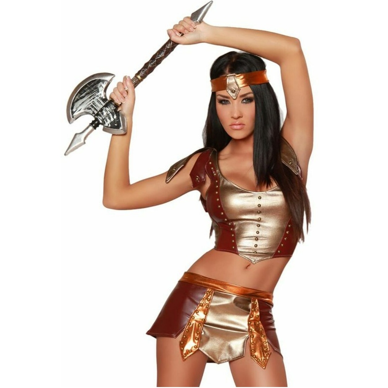 KOSZTUM WARRIOR MAIDEN HALLOWEEN