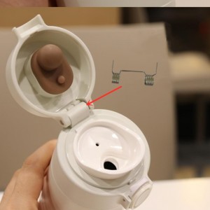 Podwójna sprężyna skrętna termiczna kubka