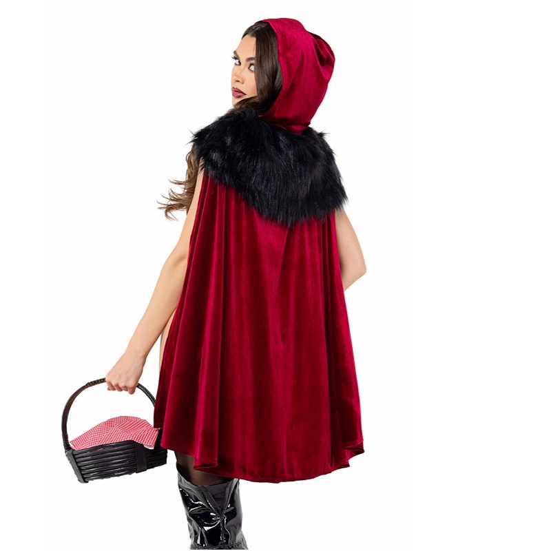 PLAYBOY ENCHANTED LEEST RED RED REDING COSTUME