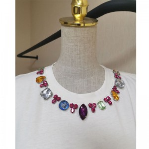 Nowa tencel lniana mieszanka bawełny wysokiej jakości damska koszulka