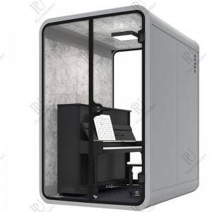 Ruchowe przenośne studio Home Stalowe biurka akustyczne Krzesło Biuro Dźwiękoszczelne kapsuły Biuro Budka telefoniczna Wewnętrzne spotkanie robocze Modułowe